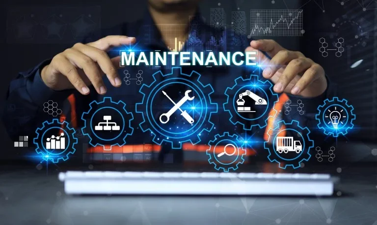 Underhåll och service av industriell utrustning